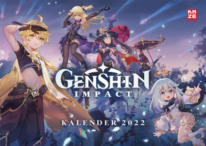 Genshin Impact - Wandkalender 2022