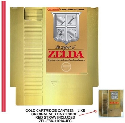 Flasque - Nintendo - Cartouche Zelda NES - 16 cm - 130 ml