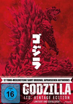 Godzilla - 12 Toho-Meilensteine (Limited Vintage Edition, 12 Blu-rays)