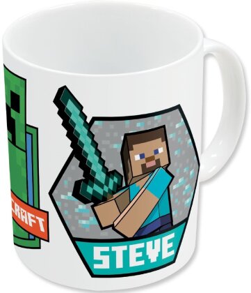 Minecraft Alex Steve Creeper - Tasse [315ml]