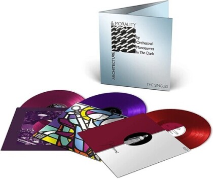 Orchestral Manoeuvres in the Dark (OMD) - Architecture & Morality (2021 Reissue, Republic, Red/Purple/Magenta Vinyl, 3 LPs)