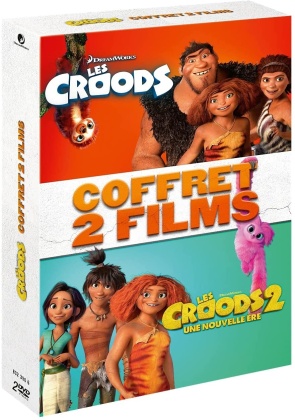 Les Croods 1+2 - Coffret 2 Films (2 DVDs)
