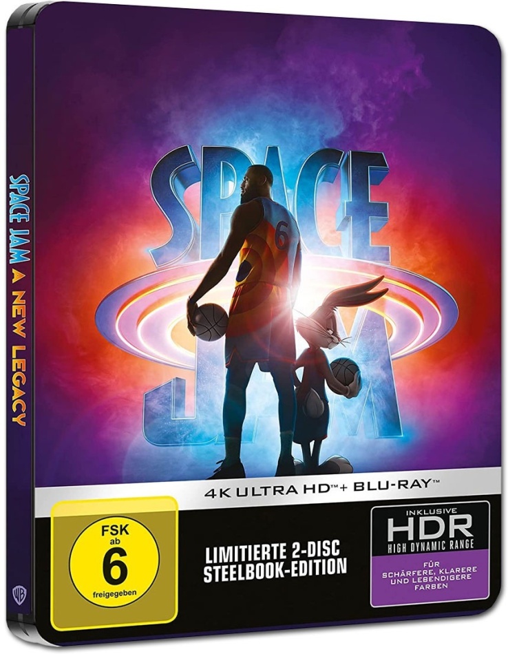 Space Jam 2 - A New Legacy (2021) (Limited Edition, Steelbook, 4K Ultra HD + Blu-ray)