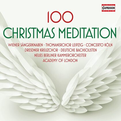 Wiener Sangerknaben, Deutsche Bachsolisten, Thomanerchor Leipzig, Concerto Köln, Dresdner Kreuzchor, … - 100 Christmas Meditation (5 CDs)