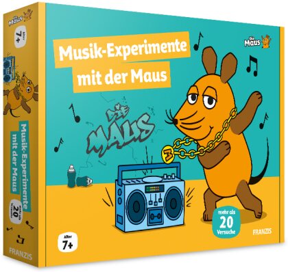 FRANZIS 67229 - Die Maus Musik-Experimente mit der Maus. Mehr als 20 Versuche! Für Kinder ab 7 Jahren