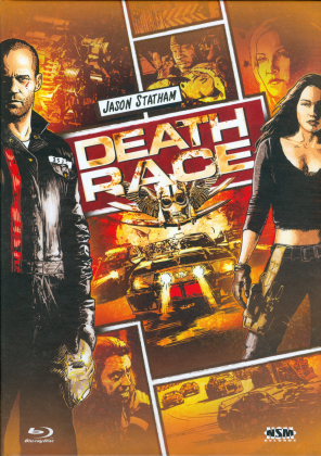 Death Race (2008) (Cover B, Extended Edition, Limited Edition, Mediabook, Blu-ray + DVD)