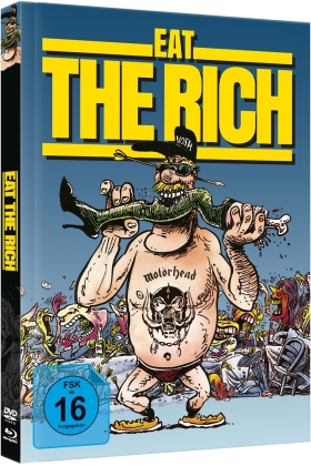 Eat the Rich (1987) (Cover B, Edizione Limitata, Mediabook, Blu-ray + DVD)