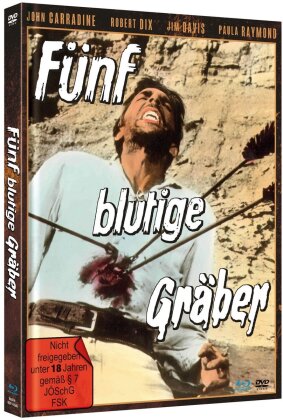 5 blutige Gräber (1969) (Cover A, Limited Edition, Mediabook, Blu-ray + DVD)