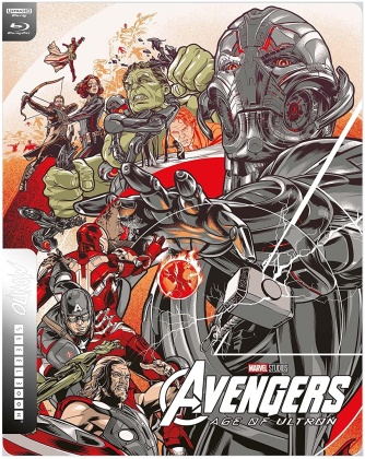 Avengers 2 - Age of Ultron (2015) (Mondo, Limited Edition, Steelbook, 4K Ultra HD + Blu-ray)