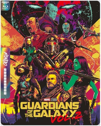 Guardians of the Galaxy - Vol. 2 (2017) (Mondo, Édition Limitée, Steelbook, 4K Ultra HD + Blu-ray)