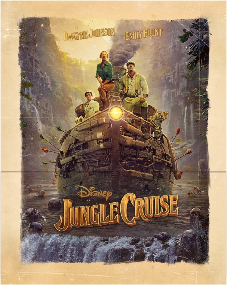 Jungle Cruise (2021) (Limited Edition, Steelbook, 4K Ultra HD + Blu-ray)