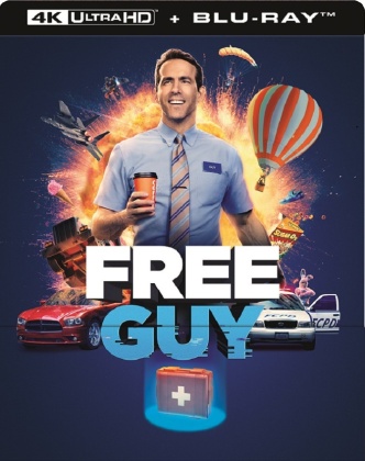 Free Guy (2021) (Édition Limitée, Steelbook, 4K Ultra HD + Blu-ray)