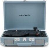Crosley - Cruiser Plus Deluxe Portable Turntable (Tourmaline) - Now With Bluetooth Out