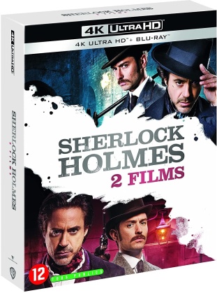 Sherlock Holmes 1 & 2 (2 4K Ultra HDs + 2 Blu-rays)