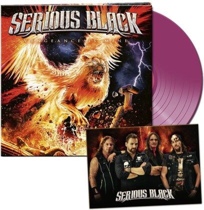 Serious Black - Vengeance Is Mine (Gatefold, Limited Edition, Clear Violett Vinyl, LP)