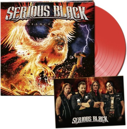 Serious Black - Vengeance Is Mine (Gatefold, Limited Edition, Clear Red Vinyl, LP)