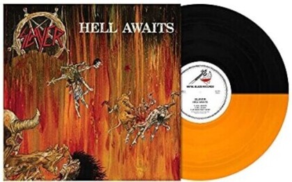 Slayer - Hell Awaits (2021 Reissue, Metalblade, Black/Orange/Clear Vinyl, LP)