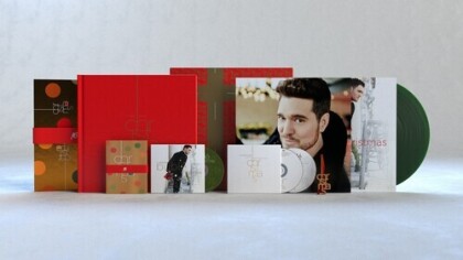 Michael Buble - Christmas (2021 Reissue, Super Deluxe Box, Édition 10ème Anniversaire, LP + DVD + CD)