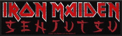 Iron Maiden Super Strip Patch - Senjutsu Logo