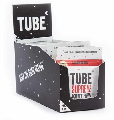 Tube Filters Strawberry - Box 10 Stk.