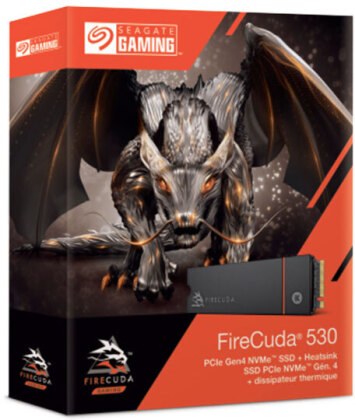 SEAGATE FireCuda 530 SSD M.2 500GB Heatsink