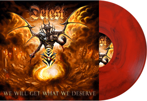 Detest - We Will Get What We Deserve (Marble Red/Black Vinyl, LP)