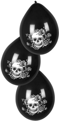 Set 6 Balloons Day Of The Dead (25 Cm)