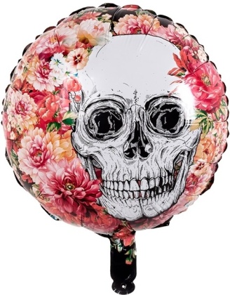 Foil Balloon Day Of The Dead Double Sided (45Cm)