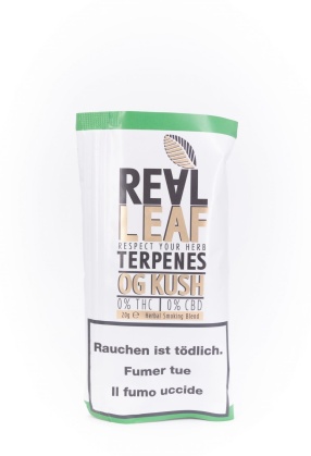 Real Leaf OG Kush - Nikotinfreier Tabakersatz (20g)