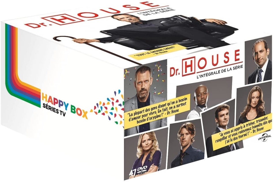 Dr. House - L'intégrale de la série (Happy Box, 47 DVD) 