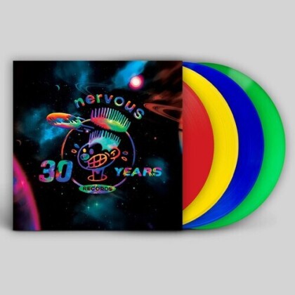 Nervous Records 30 Years Pt. 1 (Green/Blue/Yellow/Red Vinyl, 4 LPs)