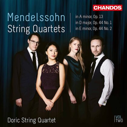 Doric String Quartet & Felix Mendelssohn-Bartholdy (1809-1847) - String Quartets 2 (2 CDs)
