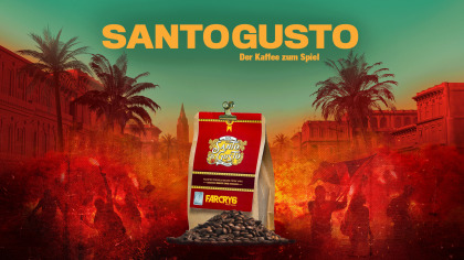 Santo Gusto – der offizielle FAR CRY 6 Kaffee 500gr ganze Bohne (Paperbag) (Crema) (PlayStation 5 + Xbox Series X)