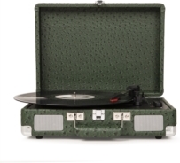 Crosley - Cruiser Deluxe Portable Turntable (Green Ostrich)