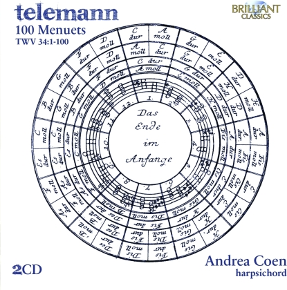 Andrea Coen & Georg Philipp Telemann (1681-1767) - 100 Menuets Twv 34:1-100 (2 CDs)