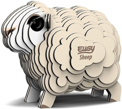 Eugy - Schaf - 3D Karton Figuren Modellbausatz