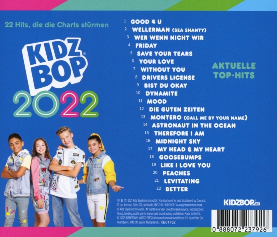 Kidz Bop 2022 by Kidz Bop Kids