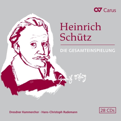 Heinrich Schütz (1585-1672), Hans-Christoph Rademann & Dresdner Kammerchor - Die Gesamteinspielung (28 CDs)