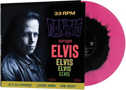 Danzig - Sings Elvis (2021 Reissue, Cleopatra, Pink & Black Haze Vinyl, LP)