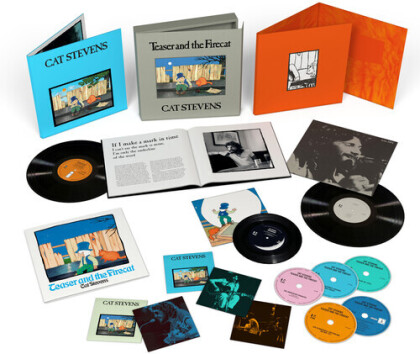 Cat Stevens - Teaser And The Firecat (2021 Reissue, Limited Super Deluxe Box, 4 CDs + Blu-ray + 2 LPs + 7" Single)