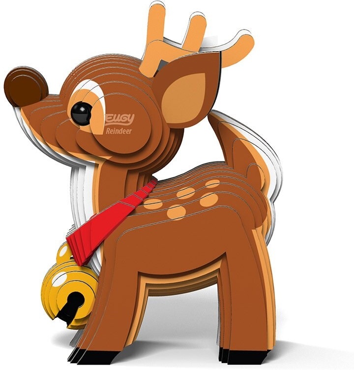 Eugy - Renna - 3D Kit modello di figure in cartone