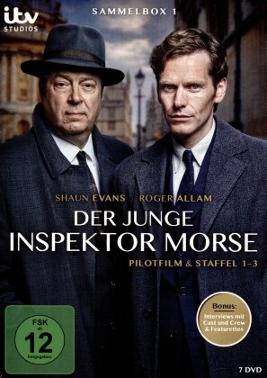 Der junge Inspektor Morse - Staffel 1-3 inkl. Pilotfilm (7 DVDs)