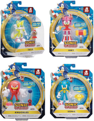 Jakks Pacific - Sonic The Hedgehog 4In Articulated Af Wv6 Asst (Ne