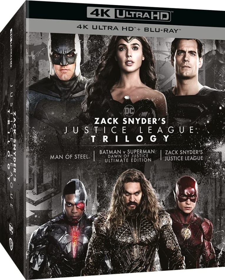 Zack Snyder's Justice League Trilogy (4 4K Ultra HDs + 4 Blu-rays)