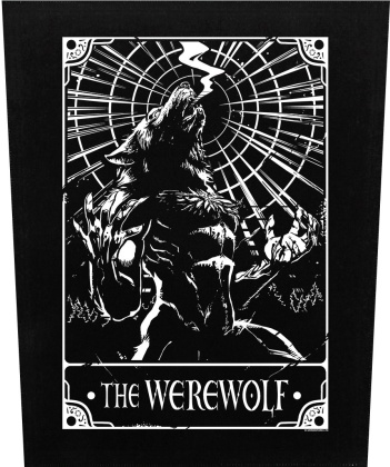 Deadly Tarot: The Werewolf - Backpatch
