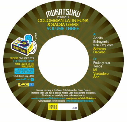Adolfo Echeverria & Fruko Y Sus Tesos - Columbia Latin Funk & Salsa Gems Vol. 3 (LP)