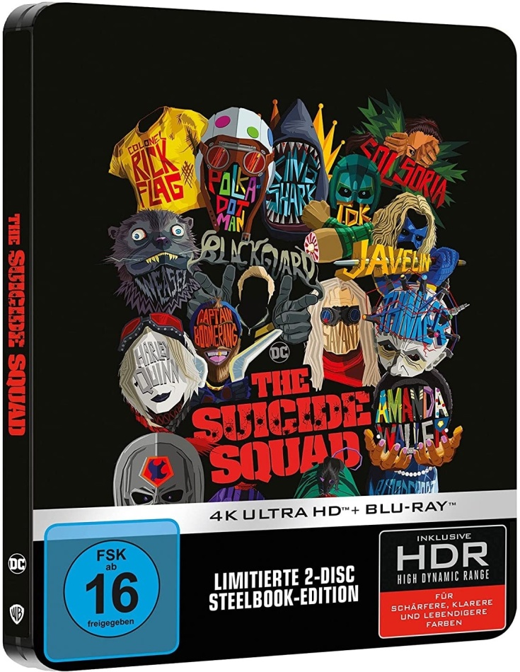 The Suicide Squad (2021) (Limited Edition, Steelbook, 4K Ultra HD + Blu-ray)