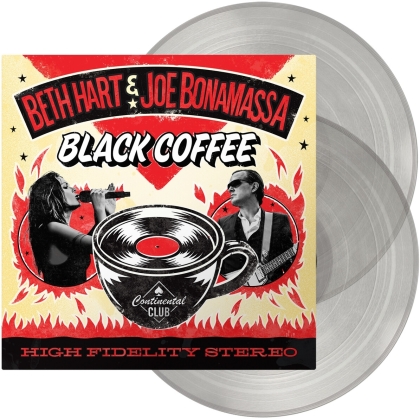 Beth Hart & Joe Bonamassa - Black Coffee (2021 Reissue, Clear Vinyl, 2 LP)