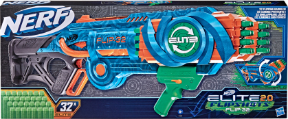 Nerf Elite 2.0 Flipshots Flip 32 - Blaster, Nachladefunktion,