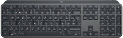 LOGITECH MX Keys Advanced Wireless Illuminated Keyboard - 2.4GHZ/BT - GRAPHITE - Swiss Layout